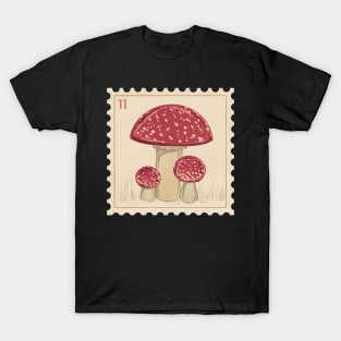 vintage mushroom stamp T-Shirt